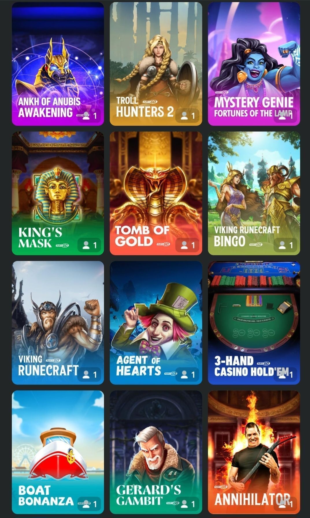 KINBET casino game