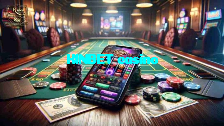 KINBET casino casino presented on mobile device in Pakistan with slots and live games